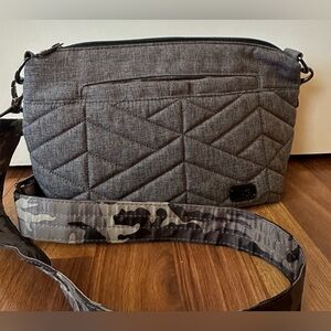 Lug Flare Heather Gray with Camo Midnight Strap